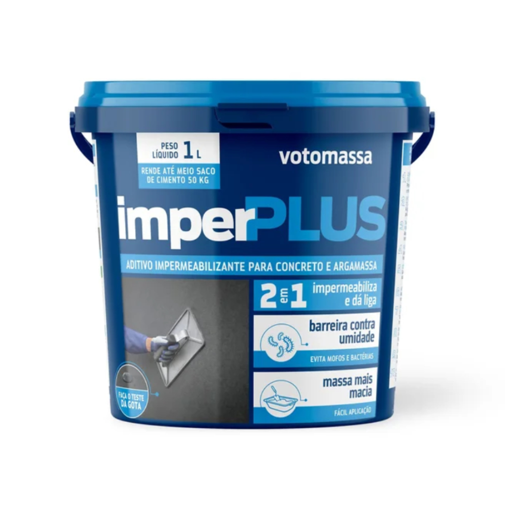 ImperPlus Aditivo Impermeabilizante 1L Votomassa